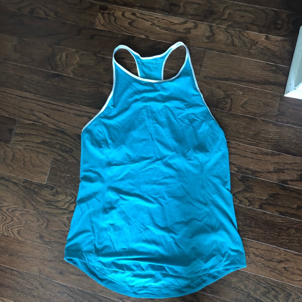 High neck tank with silver sz 6